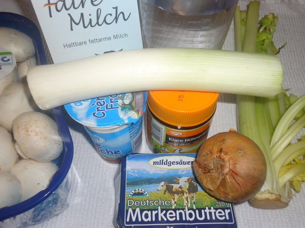 Supa crema de ciuperci