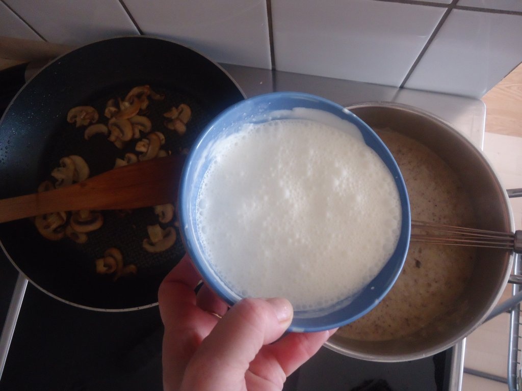 Supa crema de ciuperci