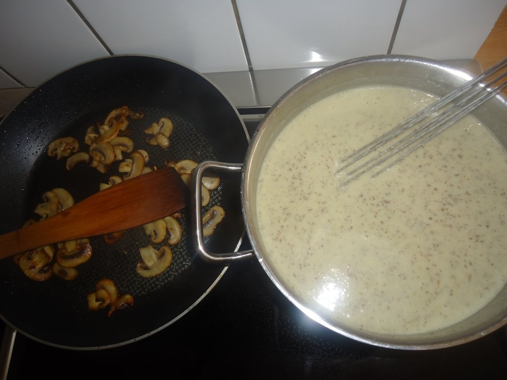 Supa crema de ciuperci