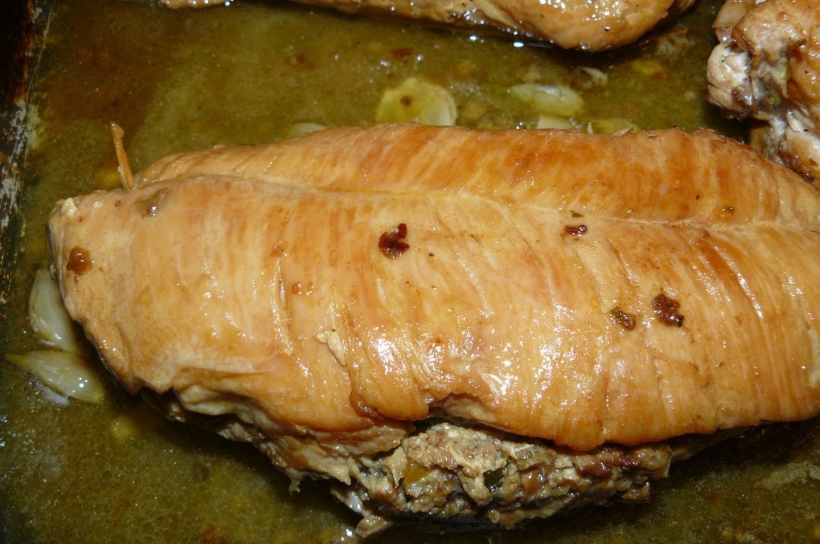 Ruladă de curcan cu ciuperci