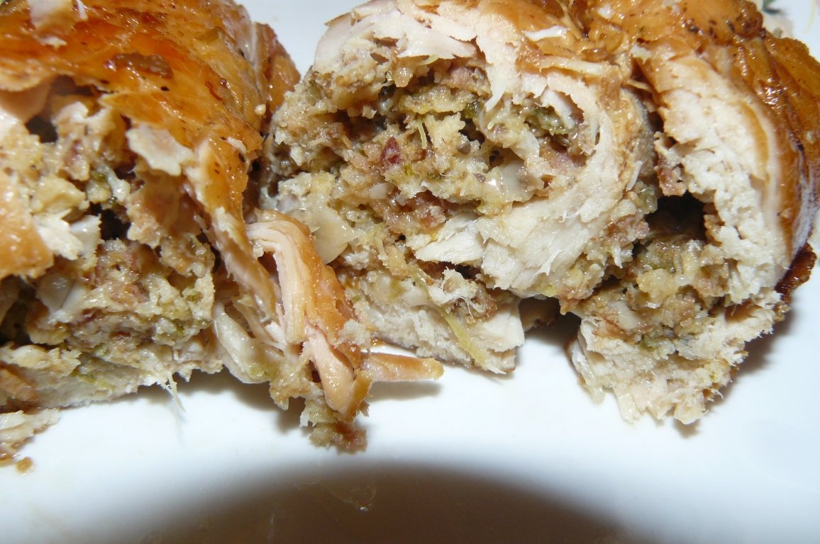 Ruladă de curcan cu ciuperci