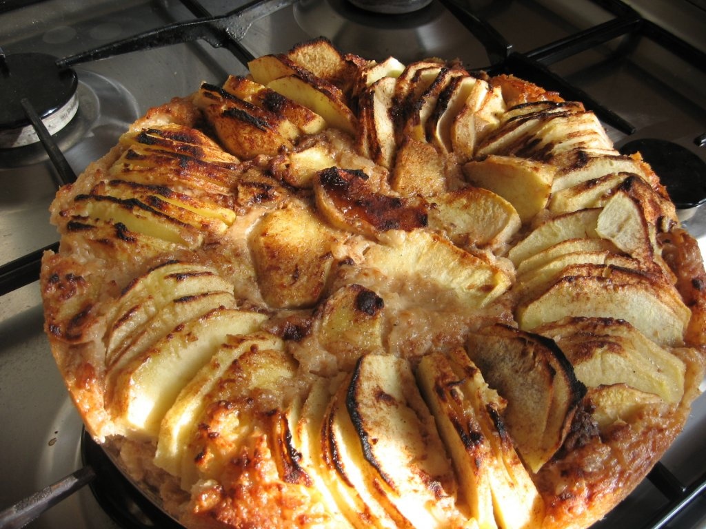 Budinca de orez cu mere