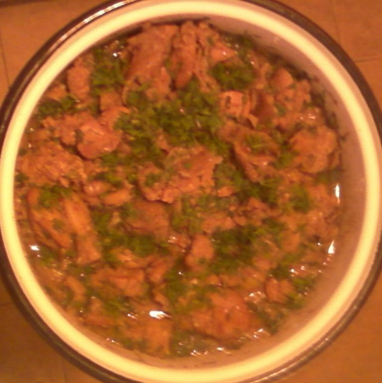 Ficatei de pui inabusiti (cu ciuperci)