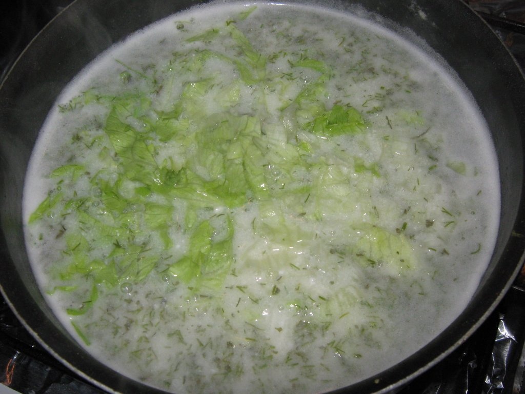 Ciorbita de salata verde
