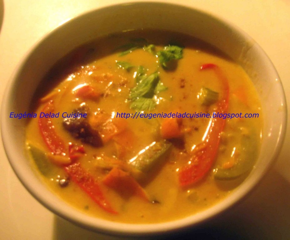 Supa Thai cu lapte de cocos