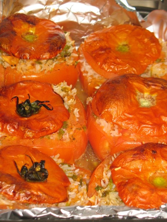 Rosii umplute cu orez