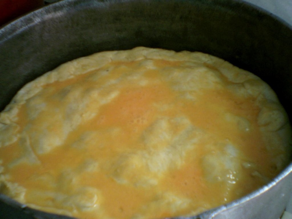 Placinta cu carne de pui