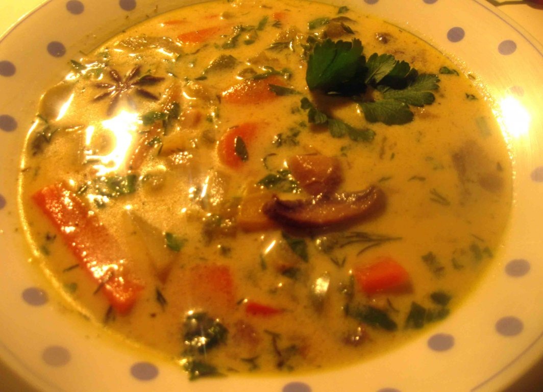 Ciorba de ciuperci cu kaizer