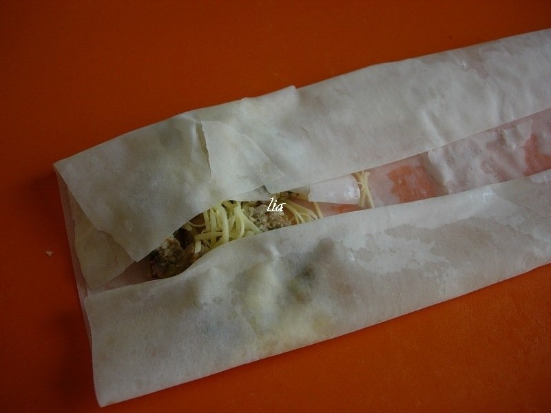 Portofele cu ciuperci si carne