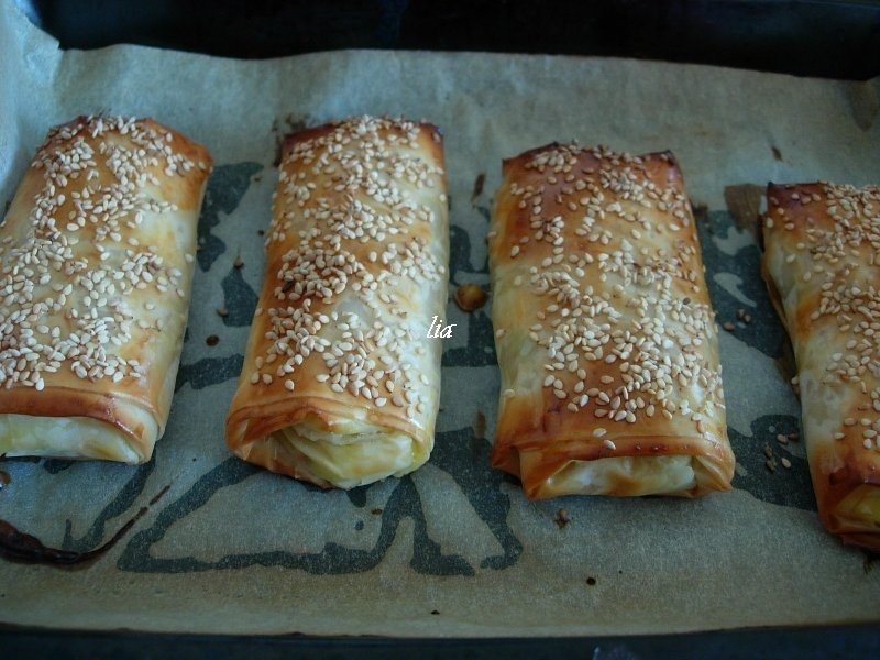 Portofele cu ciuperci si carne