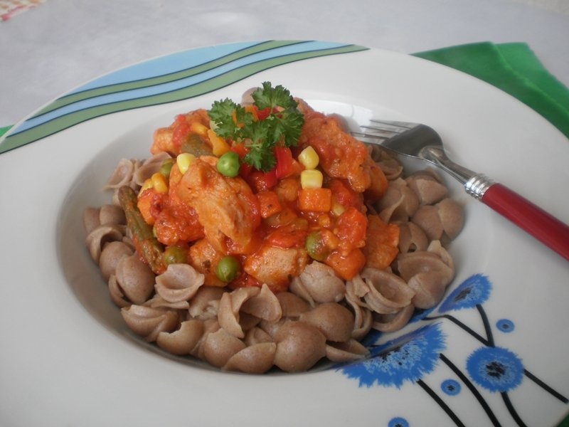 Paste cu soia si legume