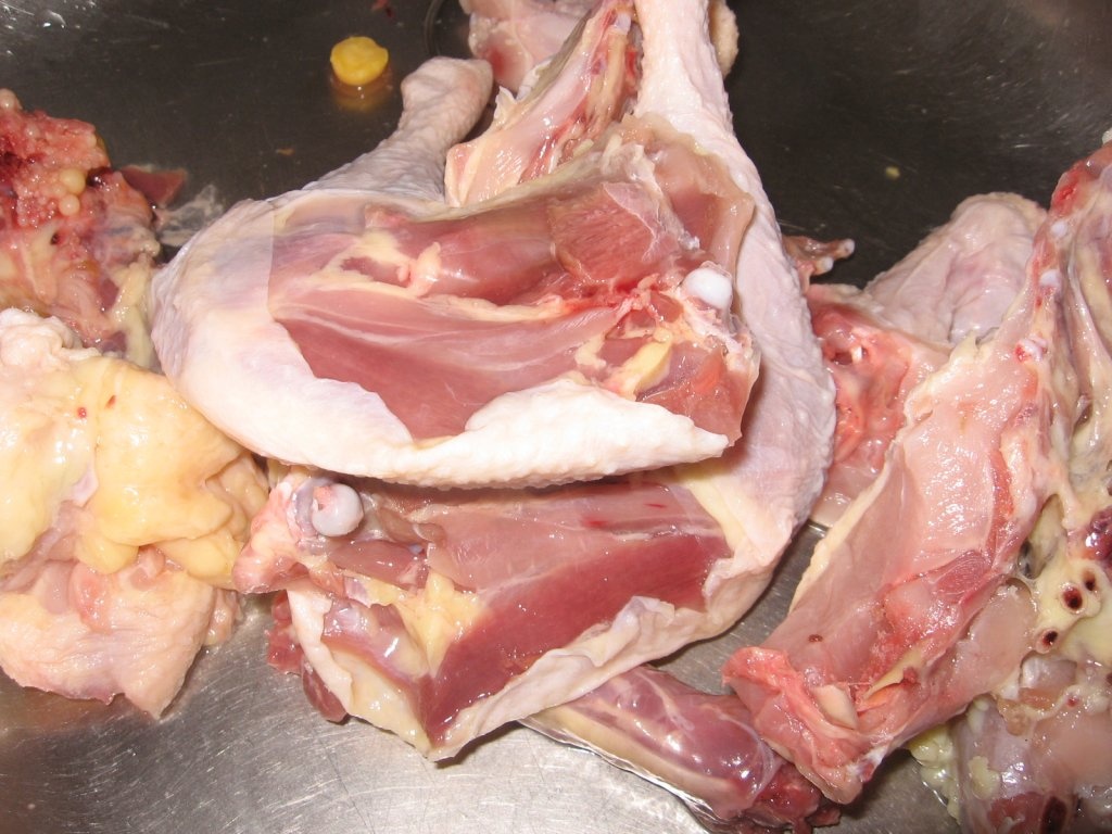 Pilaf cu carne de gaina si ardei copti