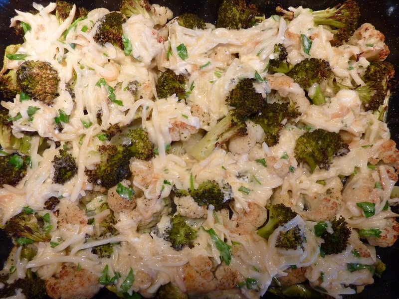 Placinta cu brocoli si conopida