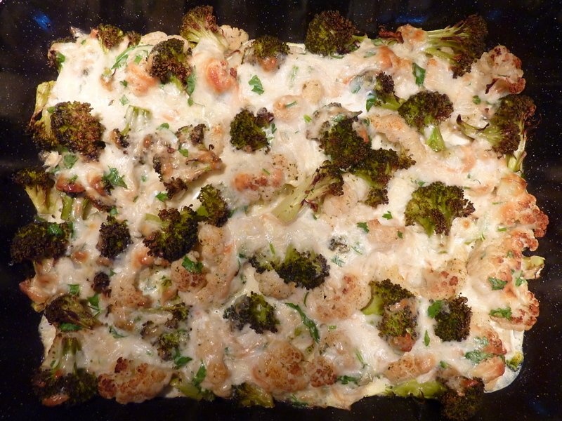 Placinta cu brocoli si conopida