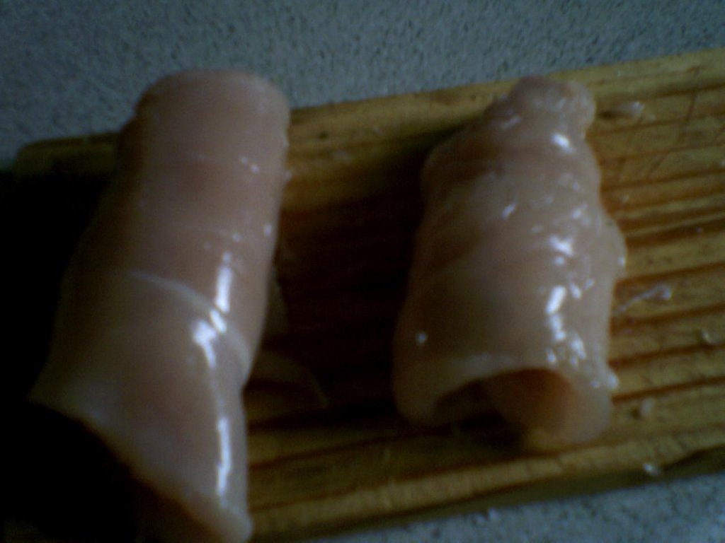 Rulou  de pui cu garnitura de legume