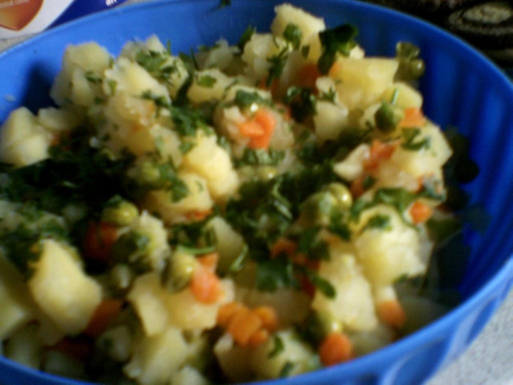 Rulou  de pui cu garnitura de legume