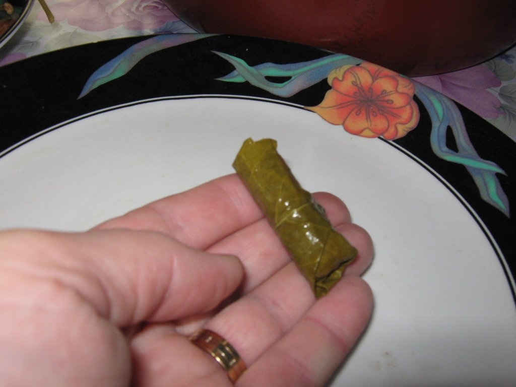 Sarmalute in foi de vita cu carne de oaie-reteta araba