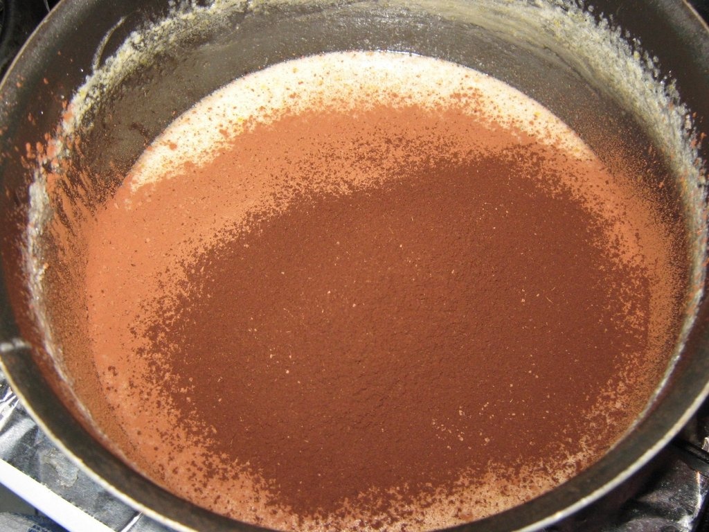 Tort cu crema de cacao si cafea