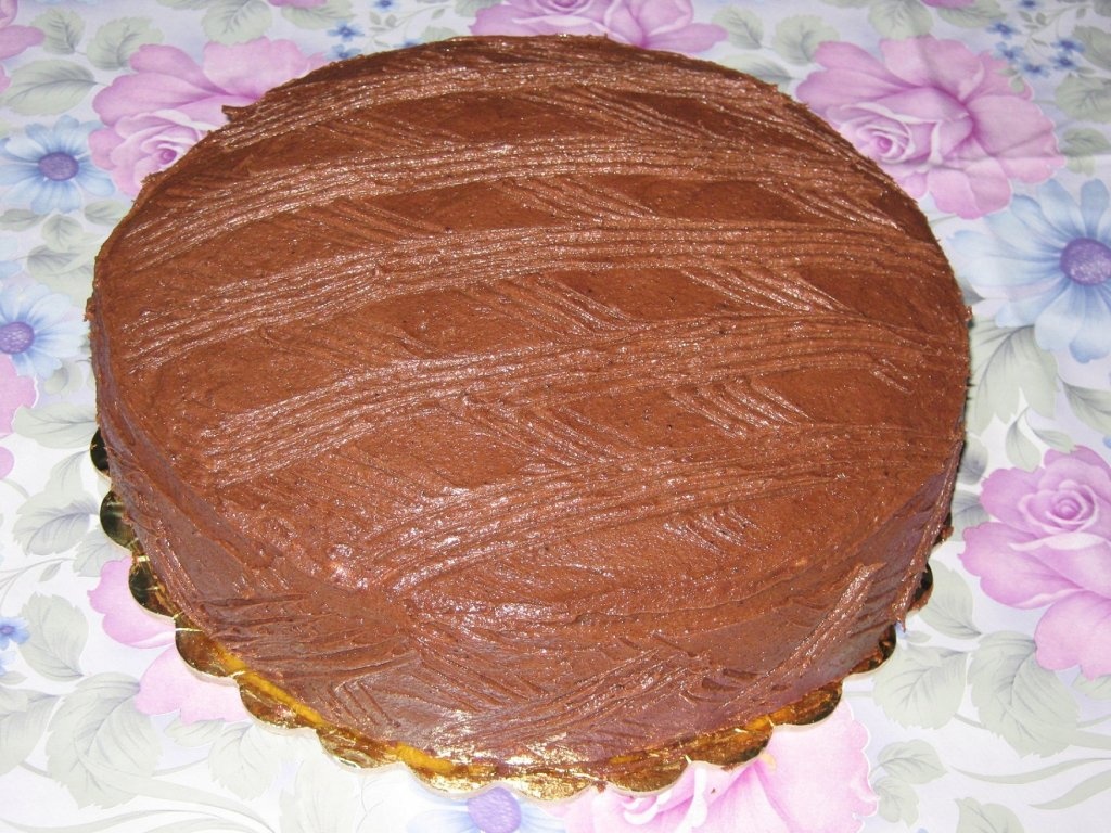 Tort cu crema de cacao si cafea