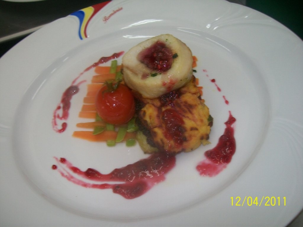 File de Salau cu crusta de piure picant