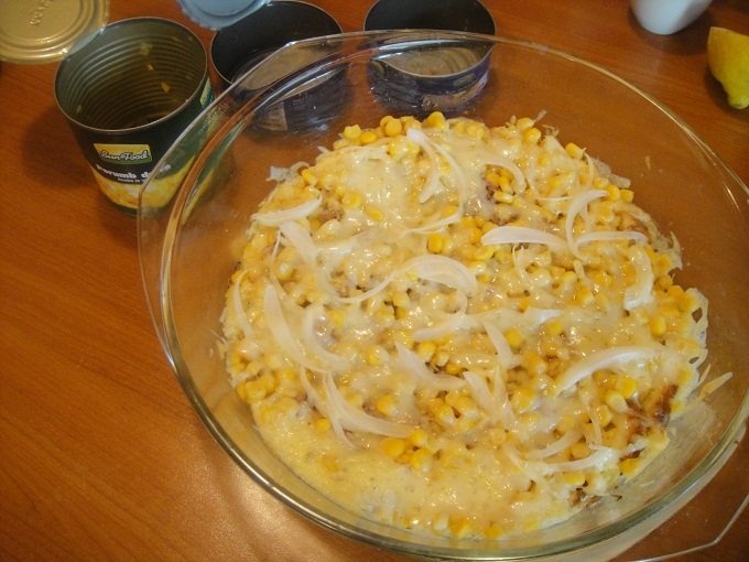 Ton cu porumb la cuptor