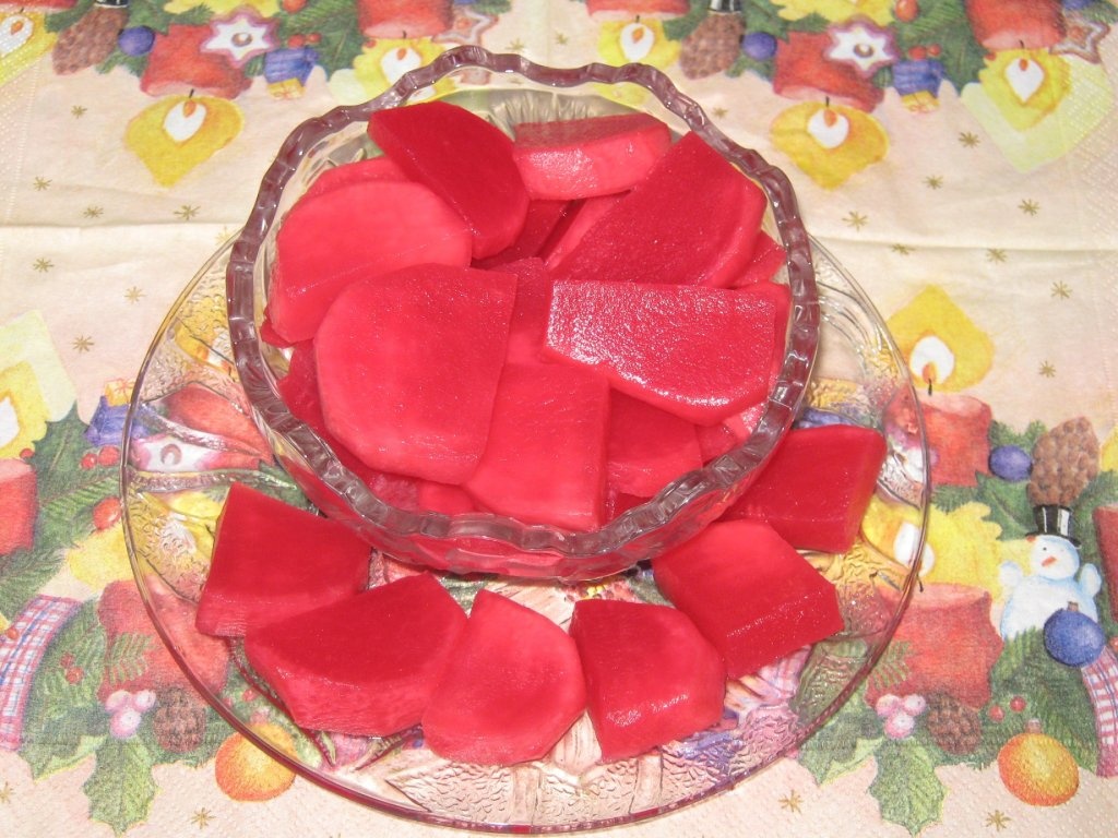 Micul dejun arab-5.Ridichi albe murate( pentru Ade)