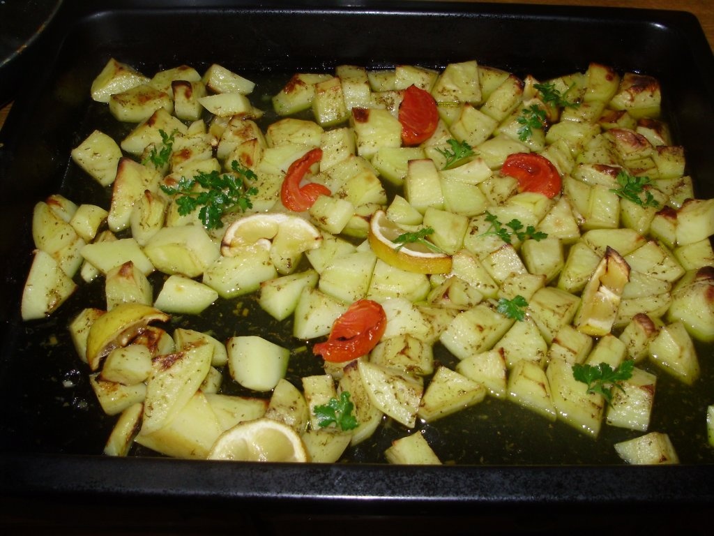 Peste cu cartofi la cuptor