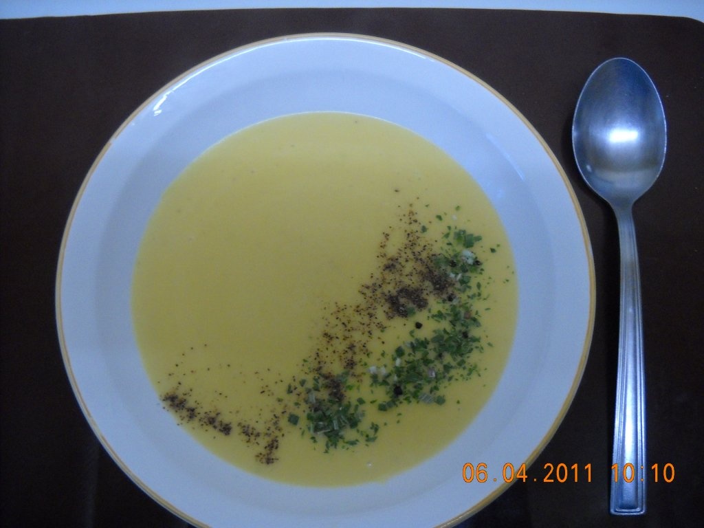 Supa crema de dovleac si cartofi