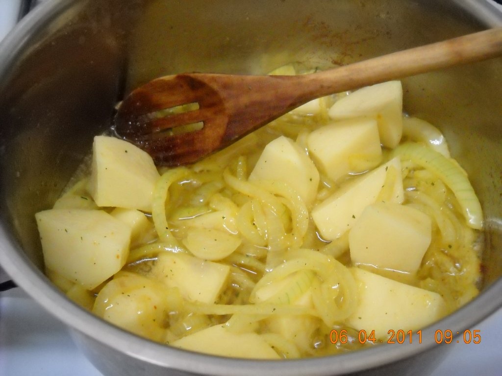 Supa crema de dovleac si cartofi