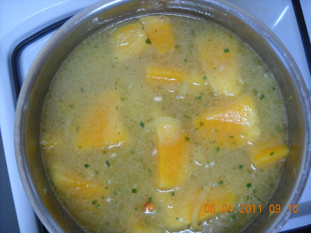 Supa crema de dovleac si cartofi