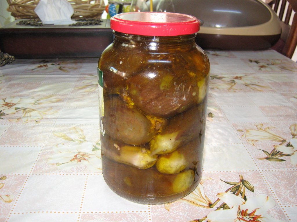 Micul dejun arab-6."Maqdus": vinete umplute in ulei de masline