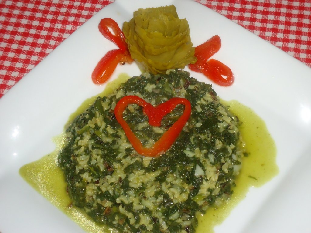 Spanac cu orez