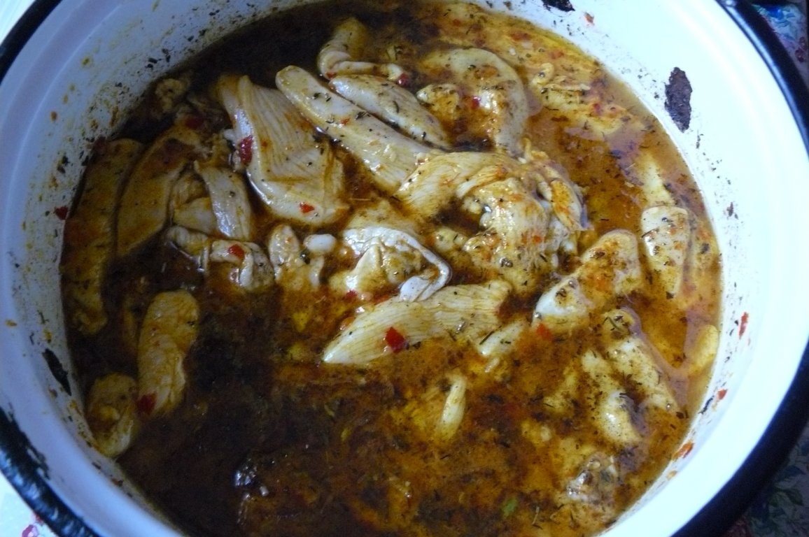 Piept de pui marinat de 1 Mai(Enchiladas adaptat )