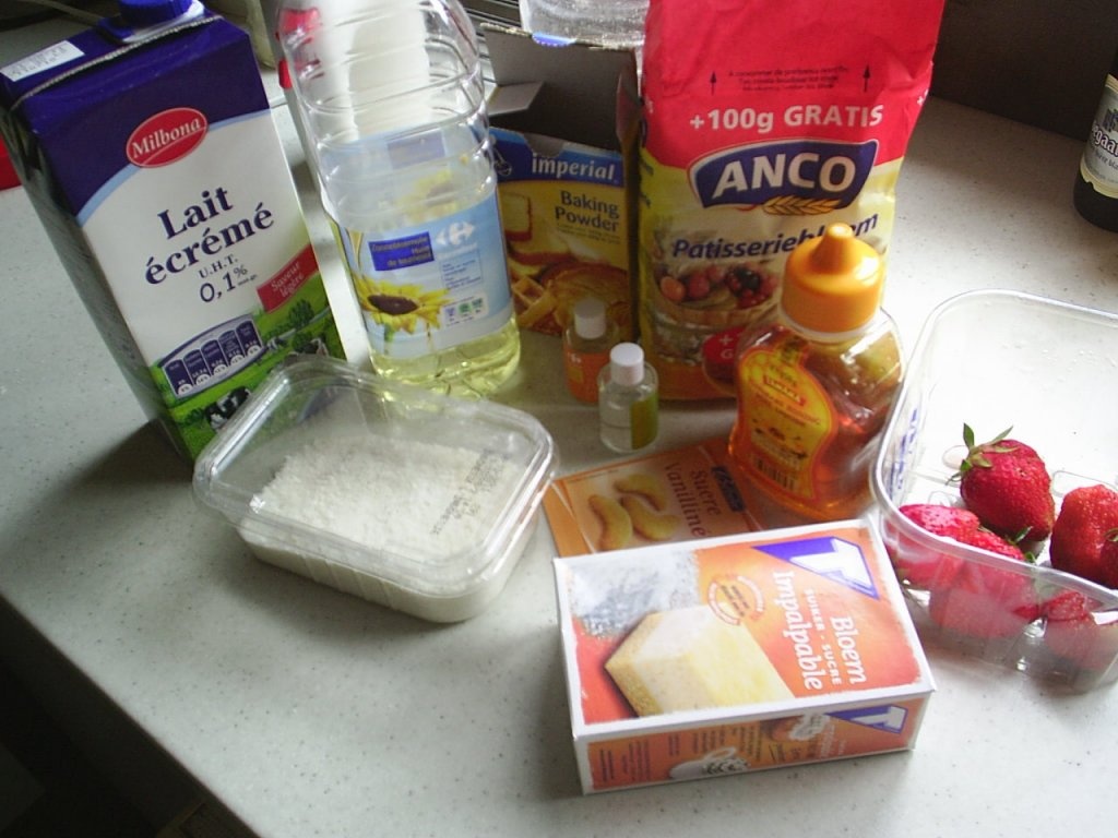 Prajitura cu capsuni