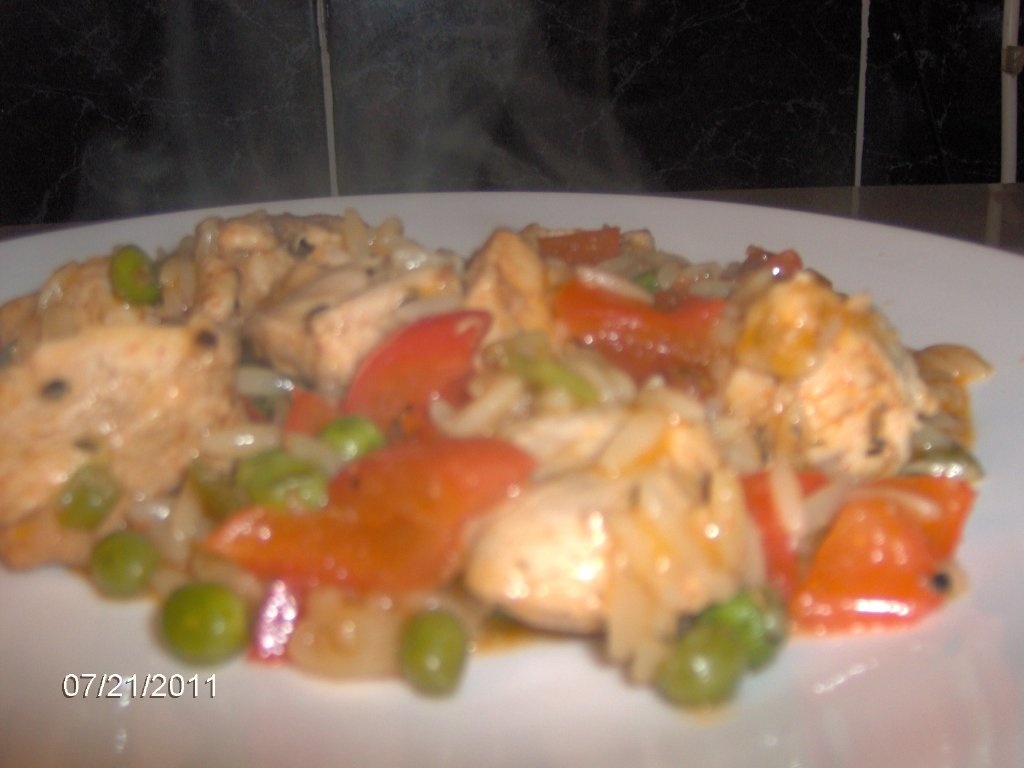 Sferturi de pasare cu couscus