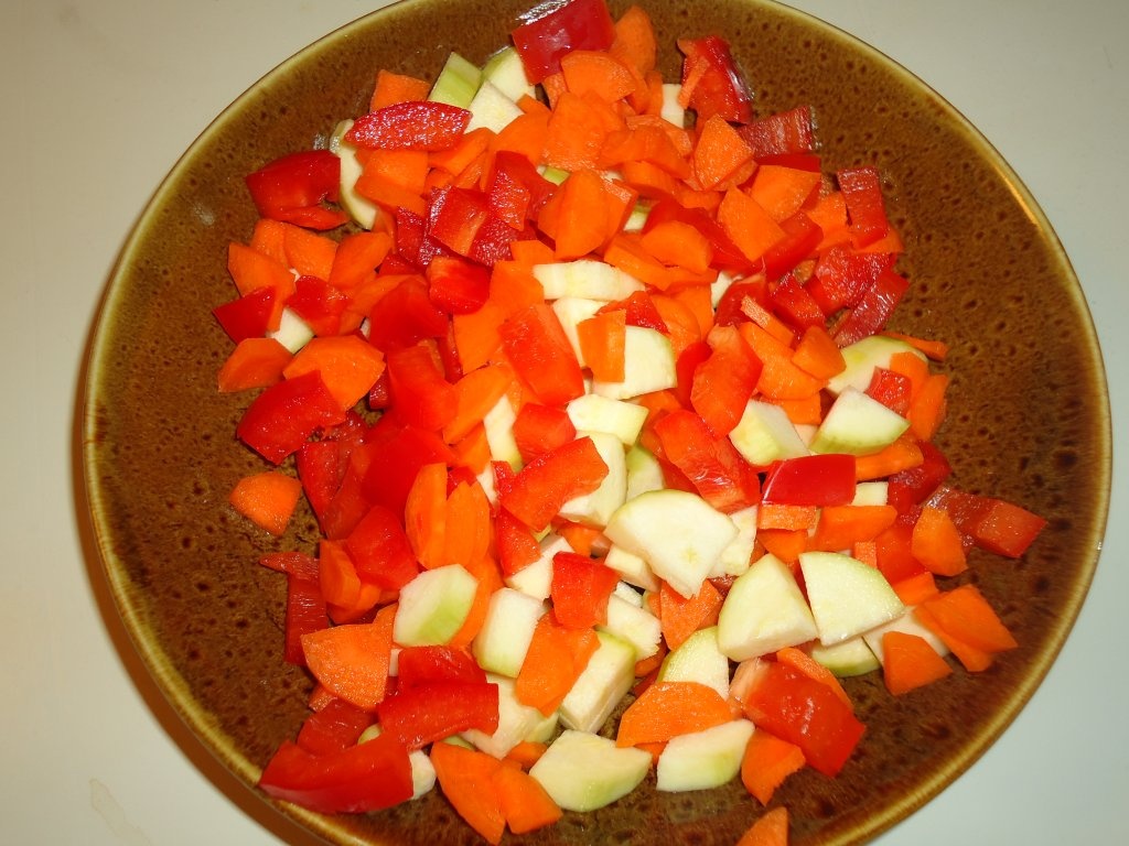 Ghiveci de legume cu piept de pui