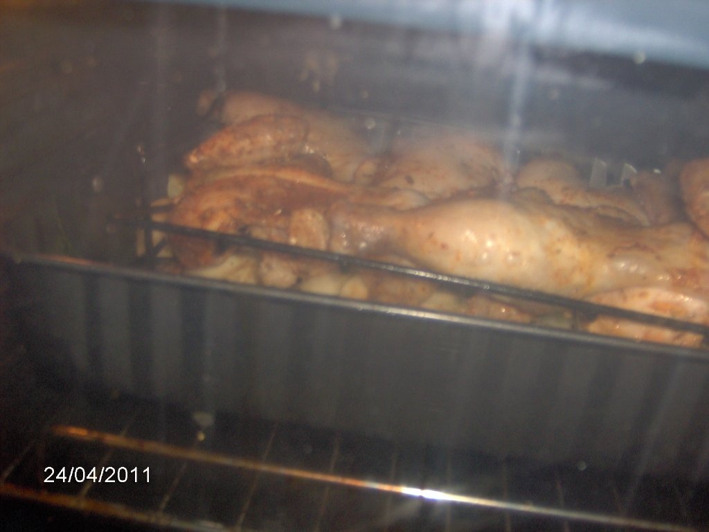 Pui cu legume la cuptor