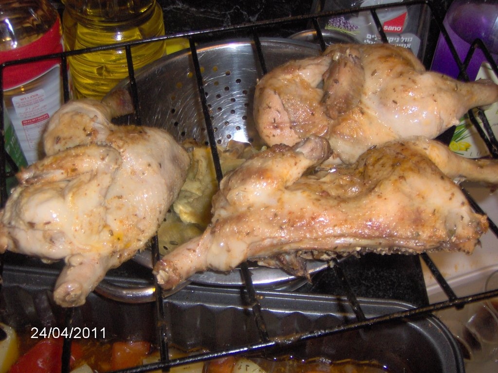 Pui cu legume la cuptor