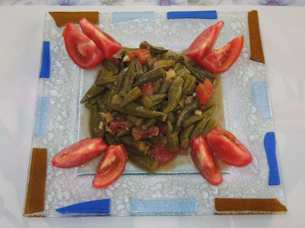 Salata de bame-reteta araba