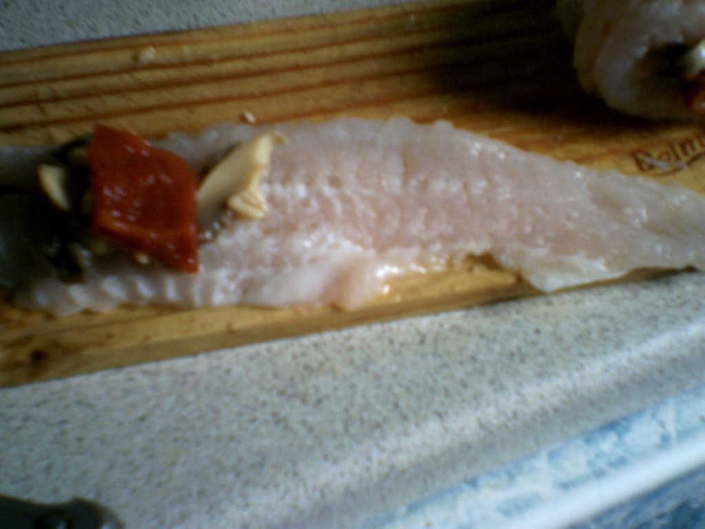 Rulou de peste cu garnitura de legume