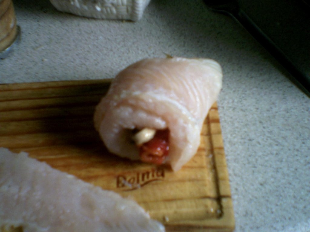 Rulou de peste cu garnitura de legume