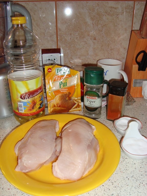 Piept de pui la gratar