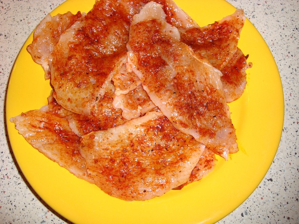 Piept de pui la gratar