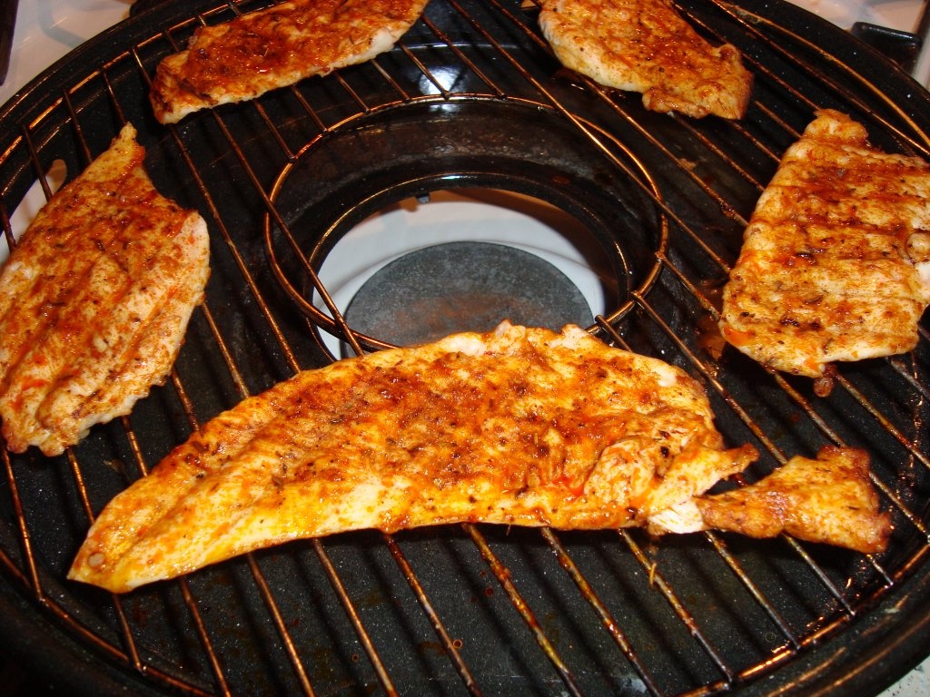 Piept de pui la gratar