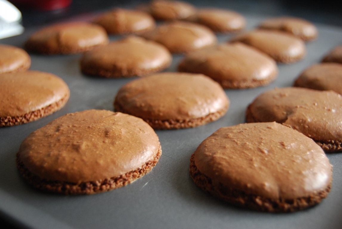 Macarons cu ciocolata