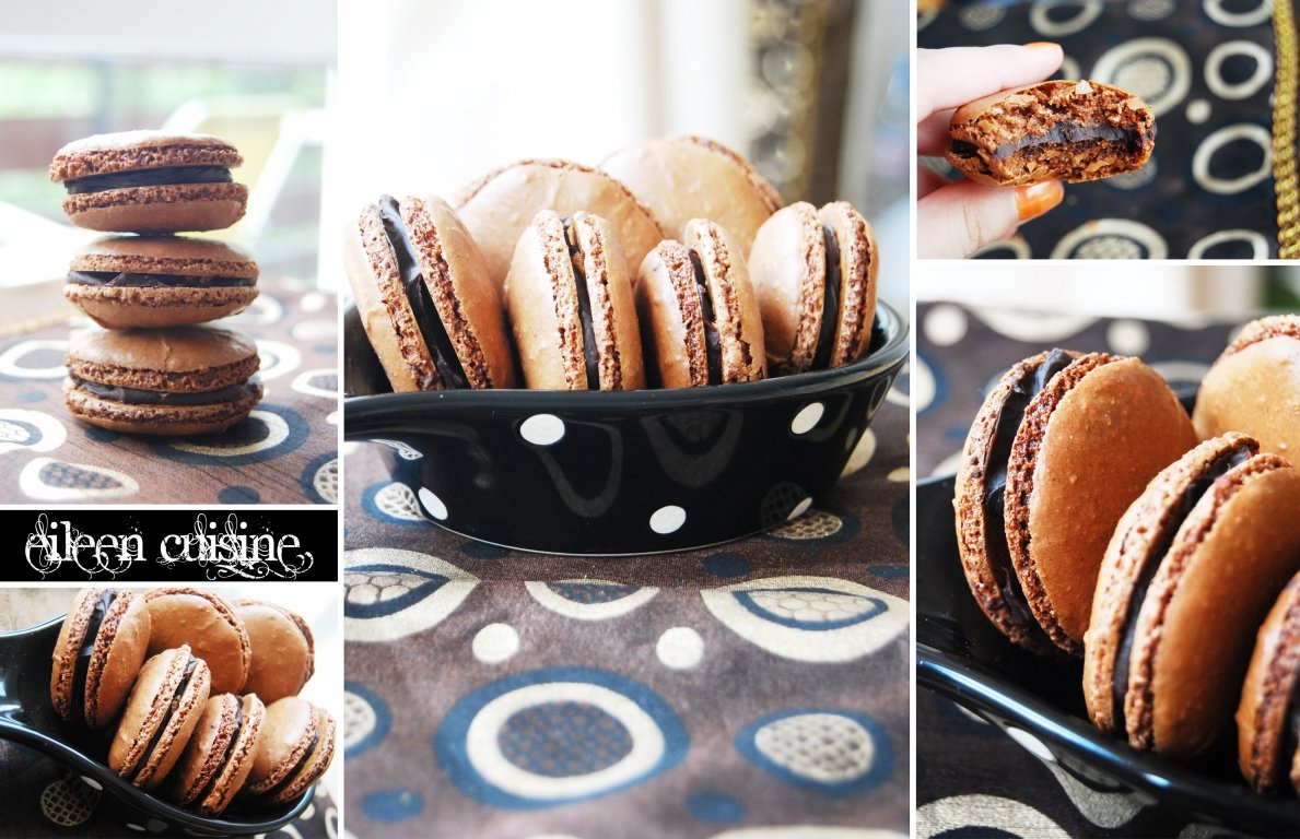 Macarons cu ciocolata