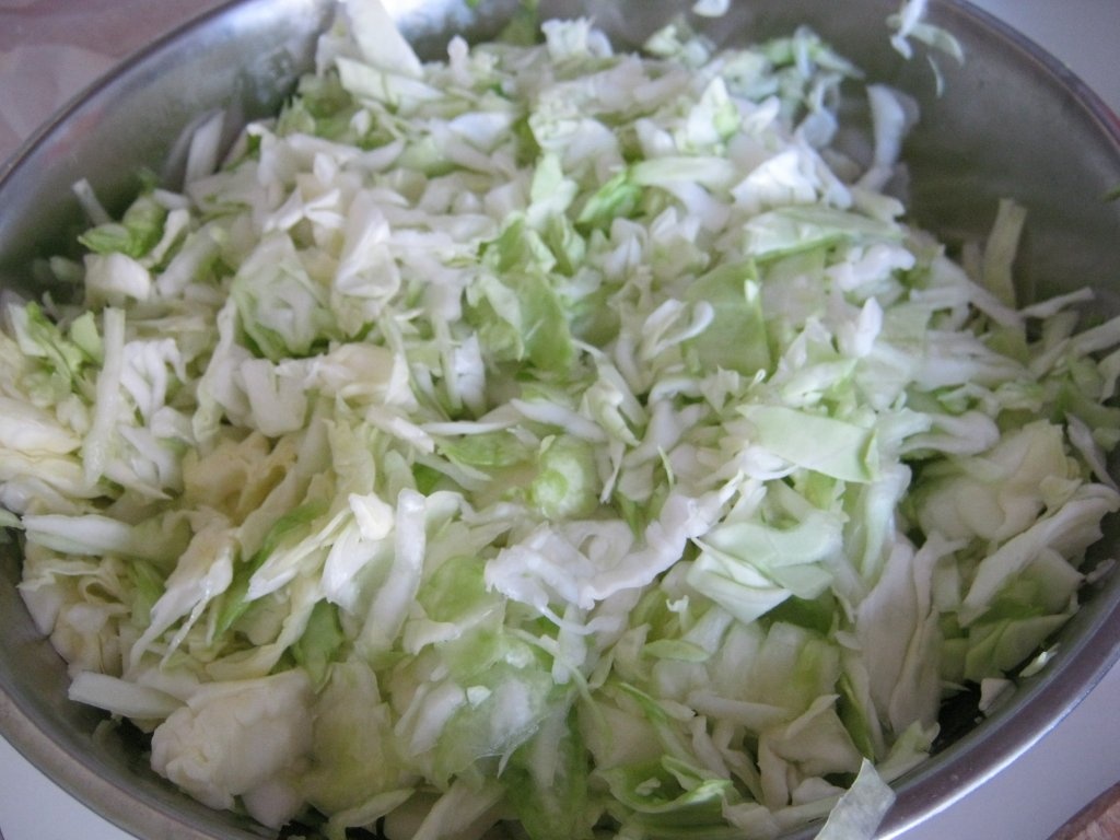 Varză înăbuşită cu ardei şi costiţă