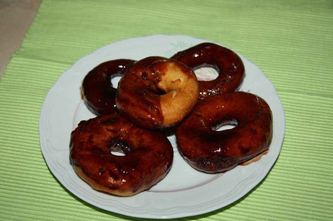 Donuts cu ciocolata