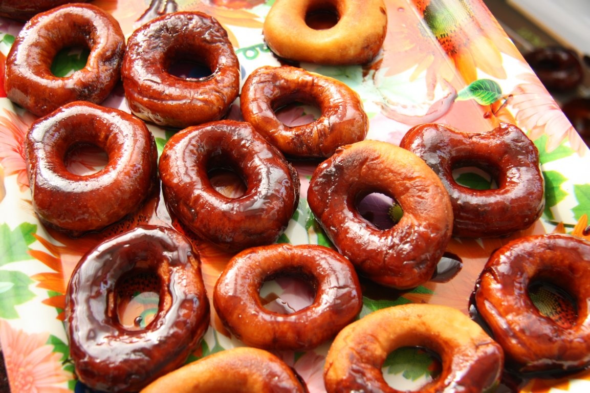 Donuts cu ciocolata