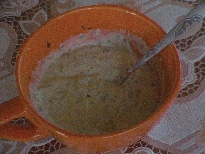 Sos de usturoi verde